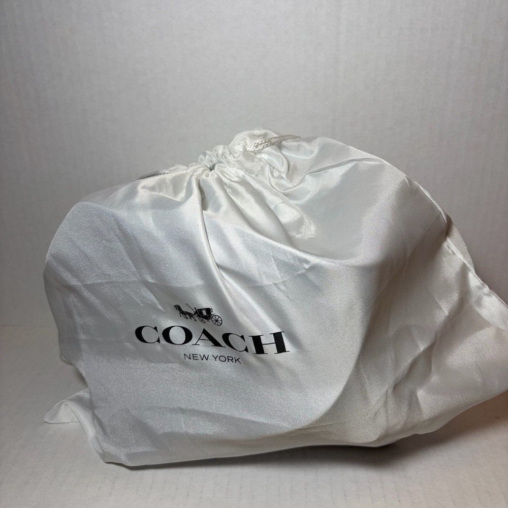 Coach black Denim Soft Tabby Shoulder Bag NEW! W/ Dustbag & All Straps - Picture 11 of 11